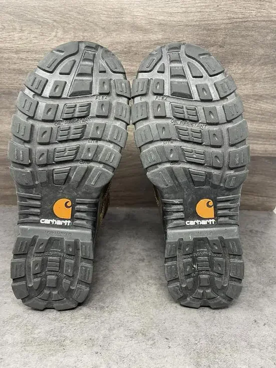 Carhartt Rugged Flex Waterproof Work Boots Mens Size 9.5 W Brown - Picture 8 of 10